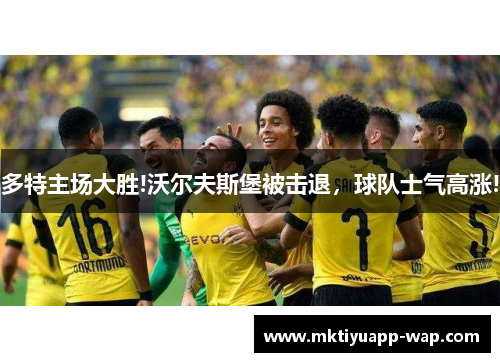 多特主场大胜!沃尔夫斯堡被击退，球队士气高涨!